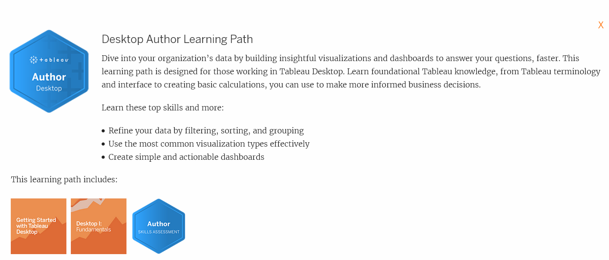 Desktop Author Learning Path