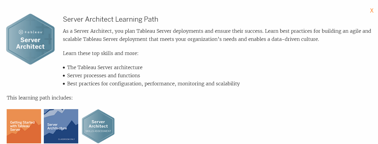 Server Architect Learning Path